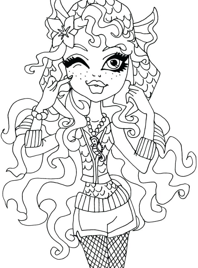 652x882 Blue Coloring Pages Monster High Spectra Blue Coloring For Kids