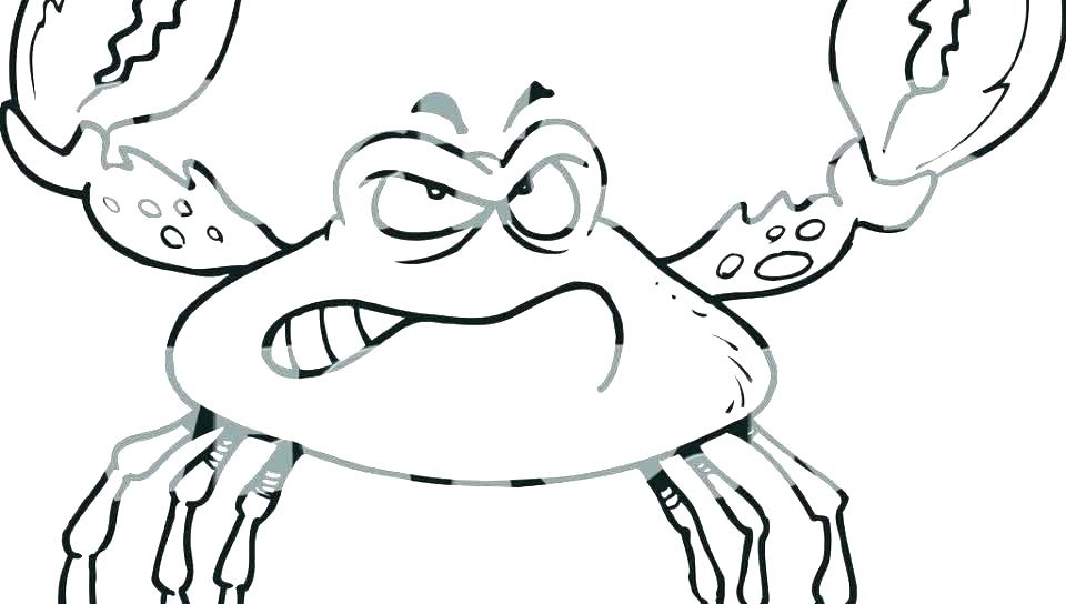 960x544 Crab Coloring Page Coloring Pages Crab Coloring Pages Printable