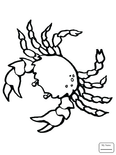 375x500 Crab Coloring Pages Hermit Crab Coloring Pages Hermit Crab