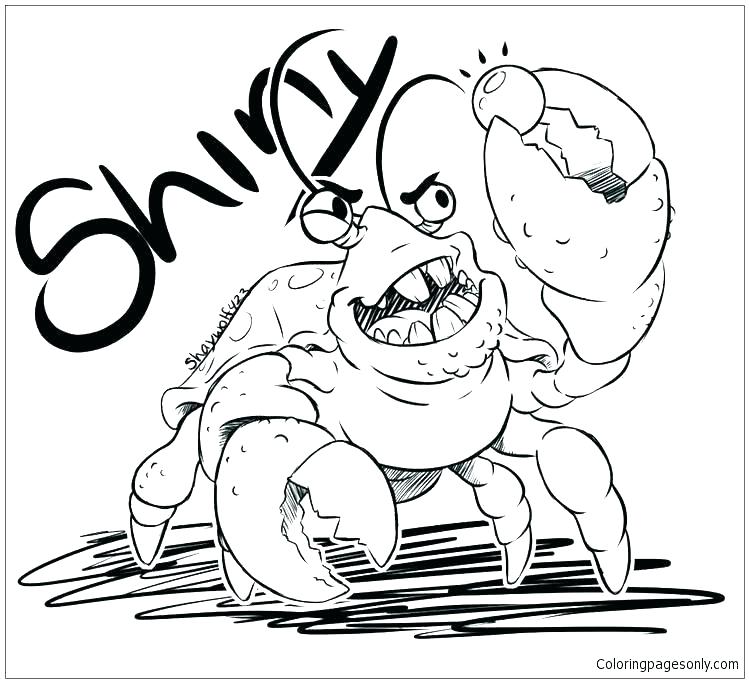 749x683 Crab Coloring Pages