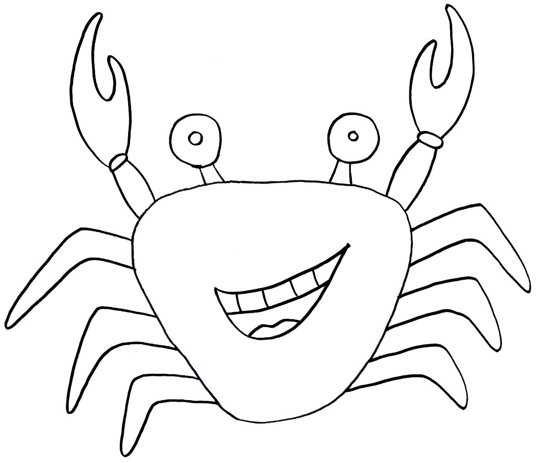1100x950 Chesapeake Blue Crab Coloring Page For Crab Coloring Pages On