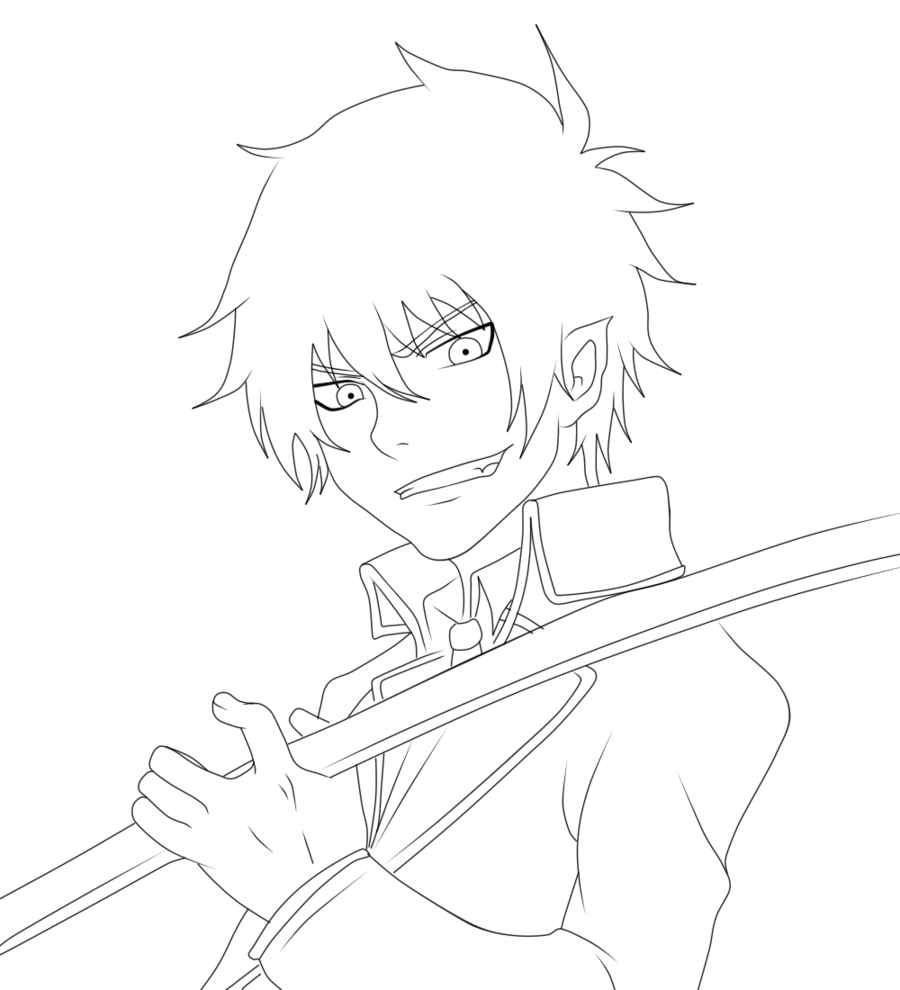 Blue Exorcist Coloring Pages at GetColorings.com | Free printable ...