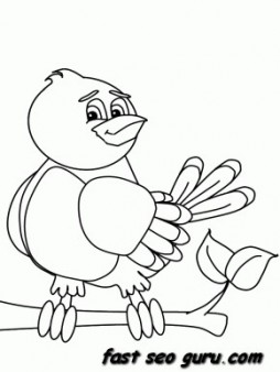 254x338 Print Out Animals Birds Baby Blue Jay Coloring Pages