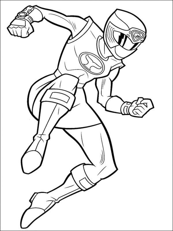 600x800 Power Ranger Coloring Pages