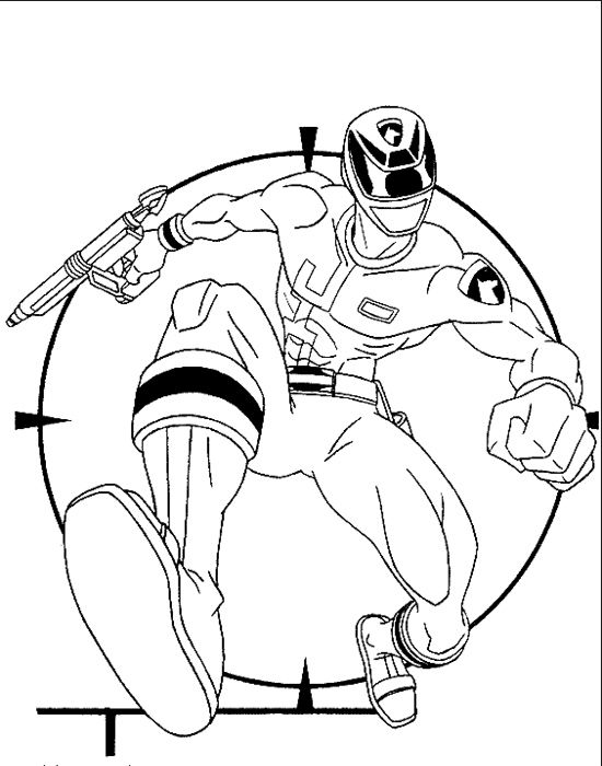 550x700 Blue Spd Ranger Coloring Pages