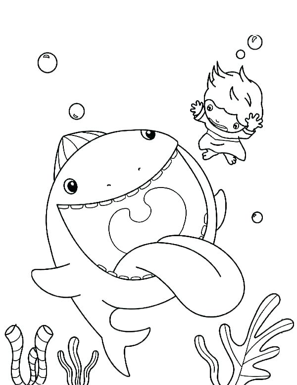 Whale Coloring Pages Whale Coloring Page And The Big Fish Coloring 600x776 Whale Coloring Pages Whale Coloring Page And The Big Fish Coloring