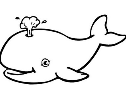 Blue Whale Coloring Page