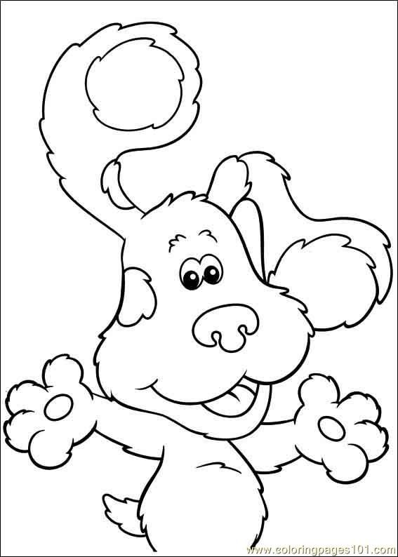 Blues Clues 19 Coloring Page 567x794 Blues Clues 19 Coloring Page