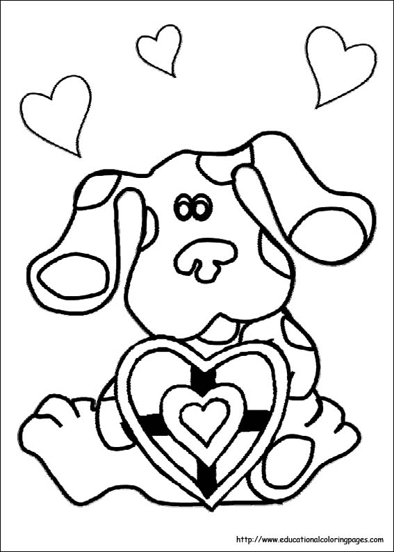 Blues Clues Coloring Book 567x794 Blues Clues Coloring Book