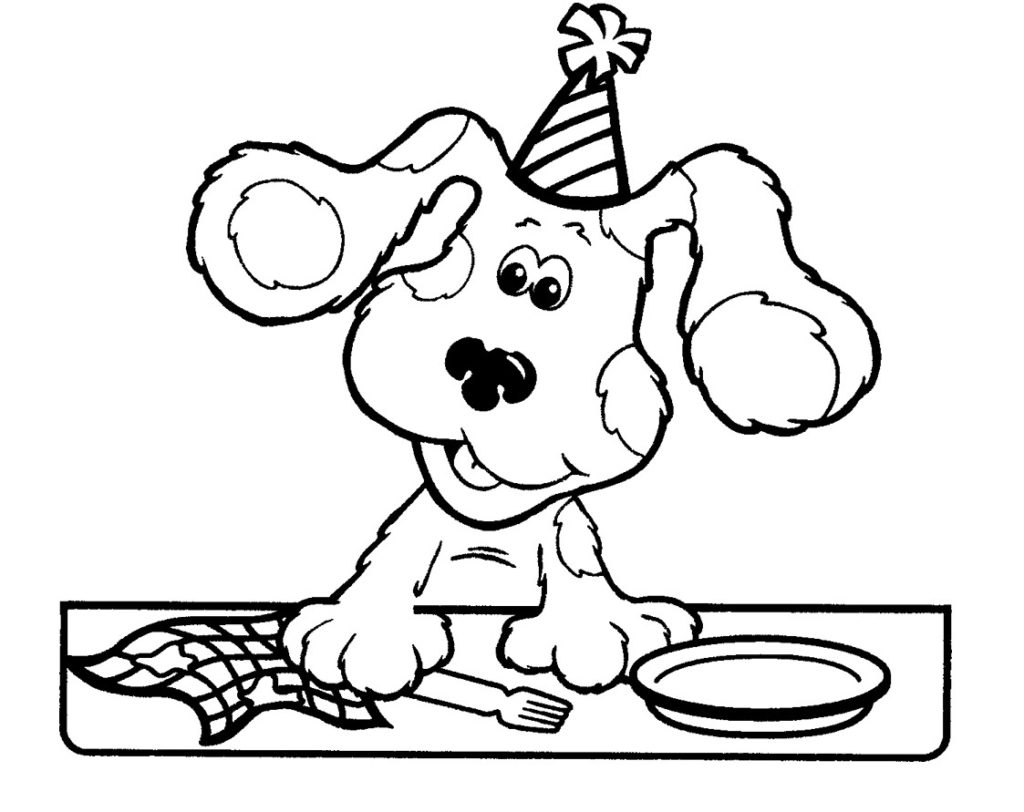Blues Clues Coloring Pages 2 1024x812 Blues Clues Coloring Pages 2