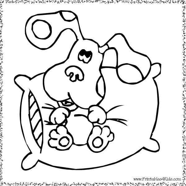 Coloring Page School Blues Clues And Birthdays 600x600 Coloring Page School Blues Clues And Birthdays
