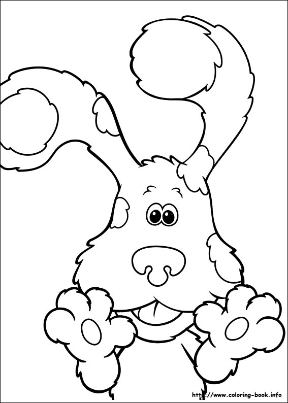Blue's Clues Coloring Picture 567x794 Blue's Clues Coloring Picture