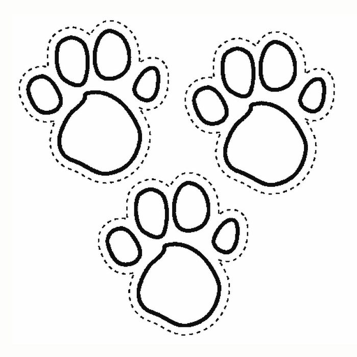 Blues Clues Coloring Pages Paw Print 699x699 Blues Clues Coloring Pages Paw Print