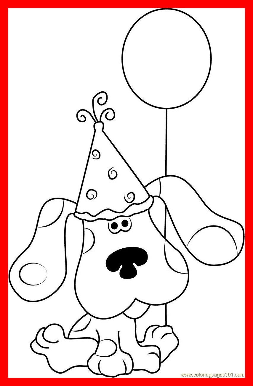 Inspiring Blues Clues Coloring Printable To Amusing Page Paint 854x1301 Inspiring Blues Clues Coloring Printable To Amusing Page Paint