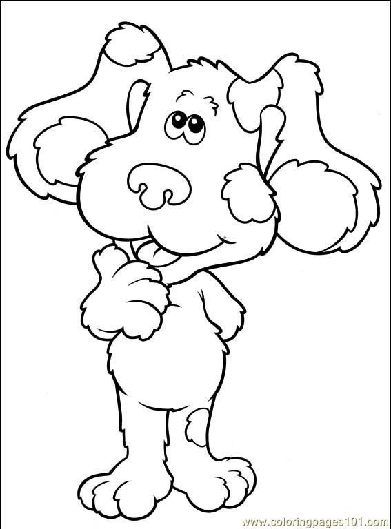 Blues Clues 001 (13) Coloring Page 567x768 Blues Clues 001 (13) Coloring Page