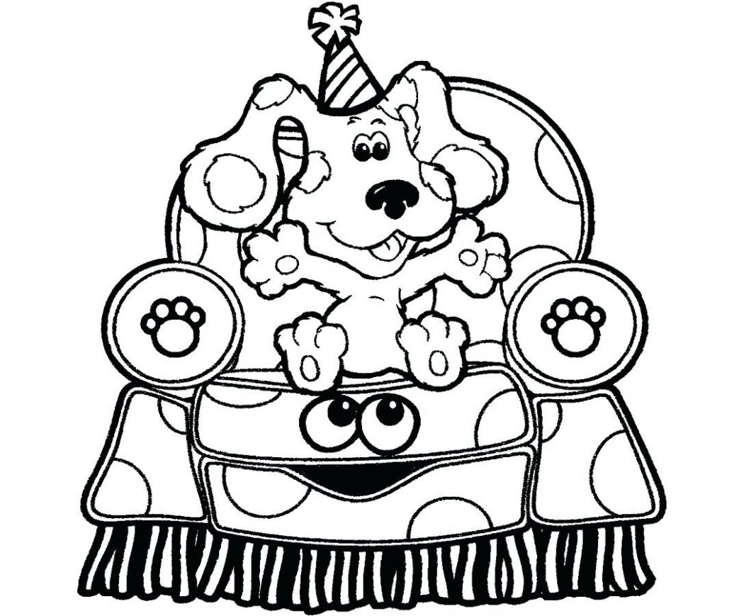 Blues Clues Coloring Pages 1043x869 Blues Clues Coloring Pages