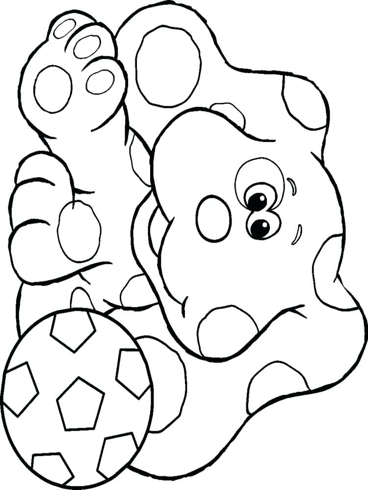 750x1000 Blues Clues Coloring Pages Blues Clues Coloring Page Blues Clues