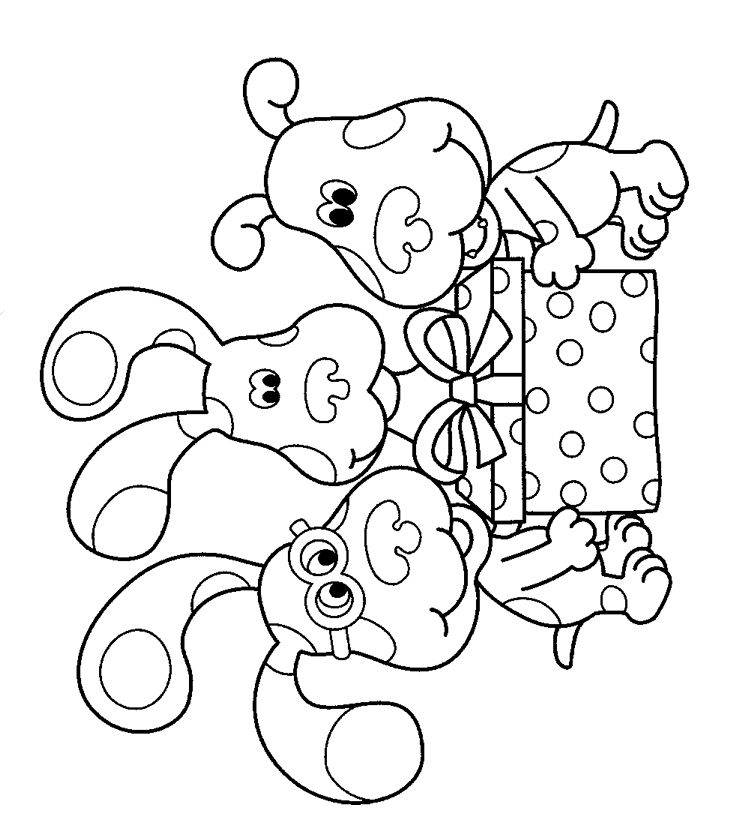 731x834 Chic Ideas Blues Clues Coloring Pages 2 Printable Blue S For Kids