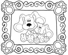 236x191 Free Printable Blues Clues Coloring Pages For Kids Blues Clues