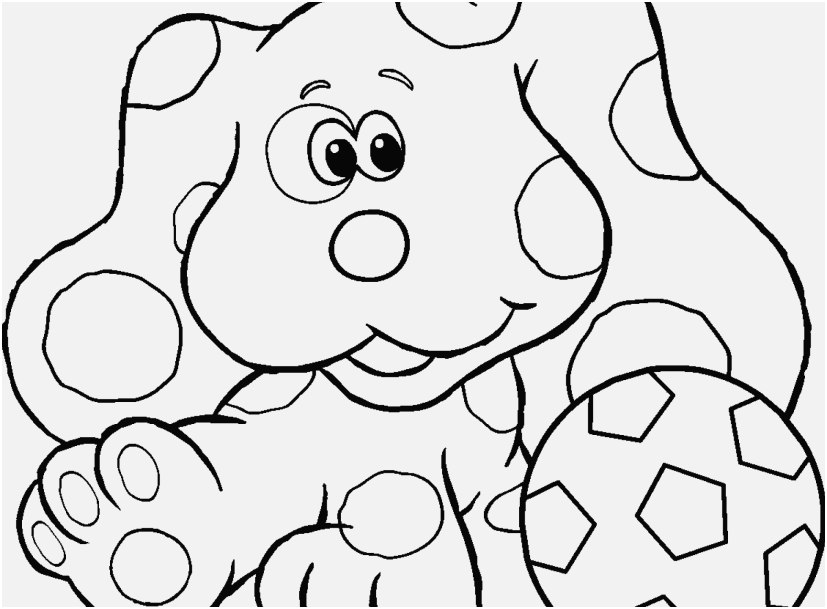 827x609 Nick Jr Coloring Pages Printable Shoot Blues Clues Coloring Pages