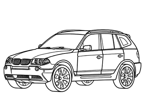 600x423 Bmw Car X3 Type Coloring Pages Best Place To Color