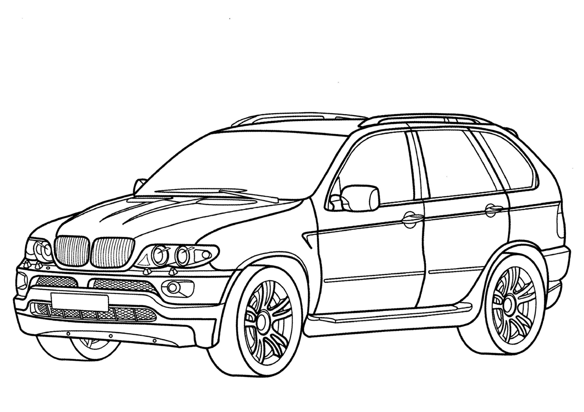 1200x848 Bmw Coloring Pages