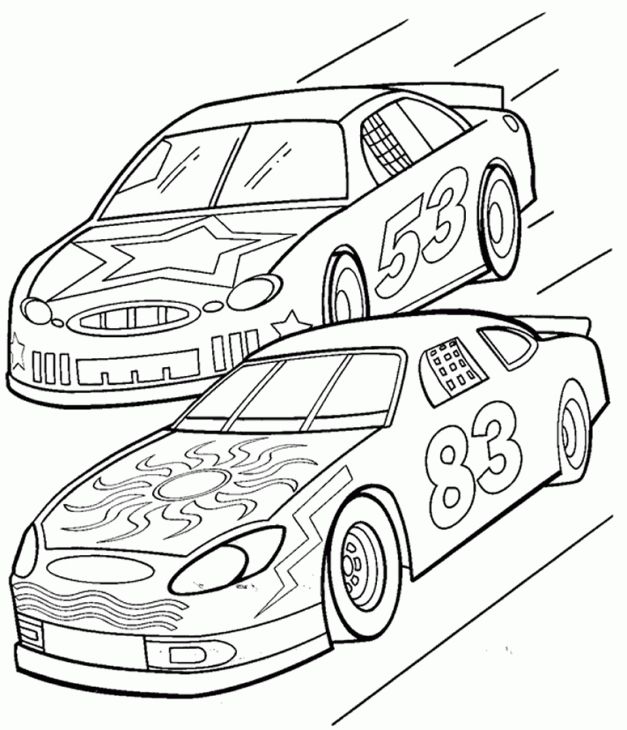 Nascar Coloring Page Online Sports Coloring Pages 627x730 Nascar Coloring Page Online Sports Coloring Pages