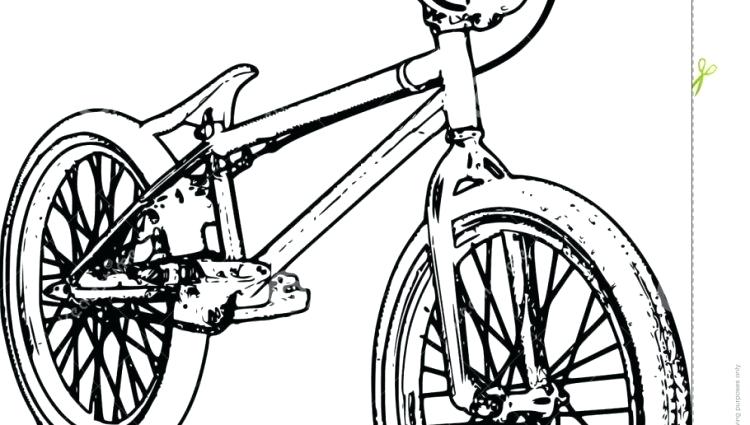 750x425 Bmx Coloring Coloring Page Printable Bmx Colouring Pages
