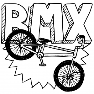 300x300 Bmx Racing Bike Coloring Page Bmx Racing, Racing Bike And Bmx