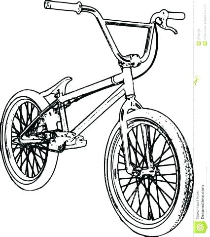 426x480 Marvellous Bmx Coloring Pages Coloring Pages Drawn Biker Kids Bike