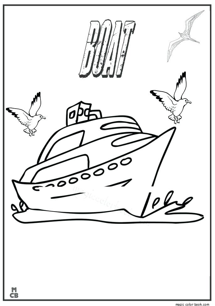 685x975 Coloring Pages Of Boats Boat Coloring Page Twisty Noodle Coloring