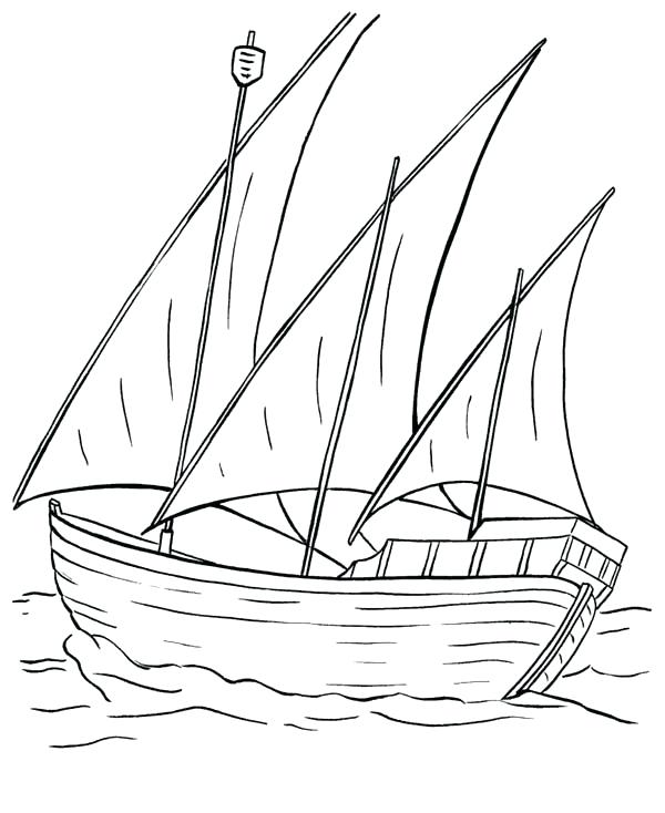 Kids Drawing Sailing Boat Coloring Pages Batch Coloring Sailing 600x734 Kids Drawing Sailing Boat Coloring Pages Batch Coloring Sailing