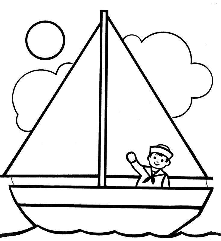Free Printable Boat Coloring Pages For Kids Boating, Embroidery 734x800 Free Printable Boat Coloring Pages For Kids Boating, Embroidery