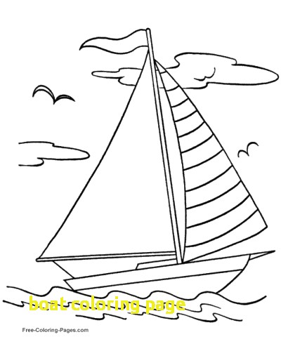 Boat Coloring Page With Boat Coloring Pages 400x490 Boat Coloring Page With Boat Coloring Pages