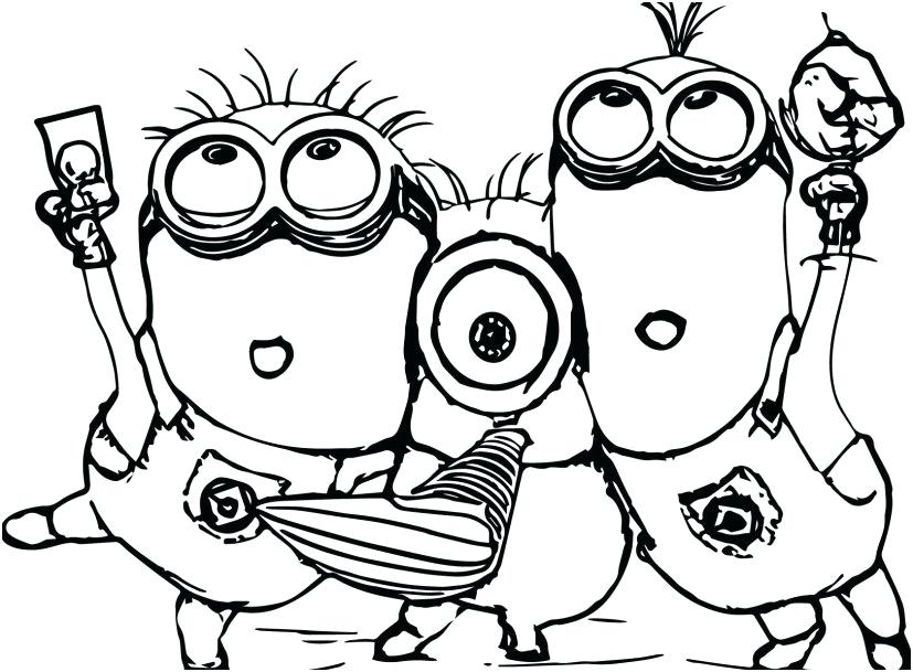 827x609 Minion Coloring Page Minions Coloring Pages Design Despicable Me 2