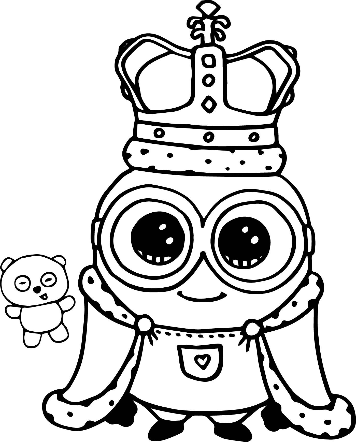 1399x1738 Minions Bob Coloring Pages