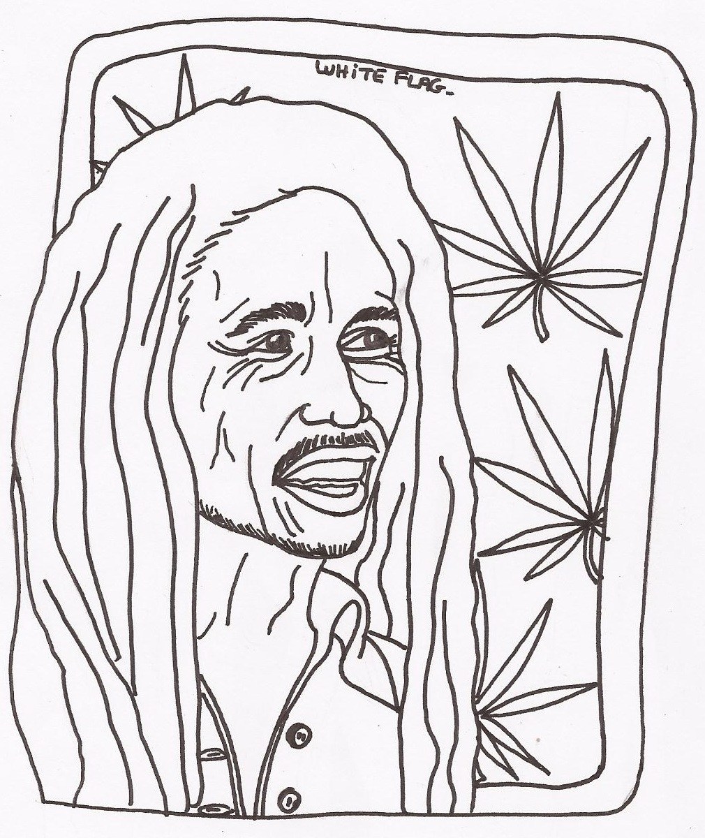Bob Marley Coloring Page at GetColorings.com | Free printable colorings ...