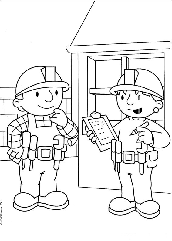 Bob The Builder Coloring Book Pages 567x794 Bob The Builder Coloring Book Pages