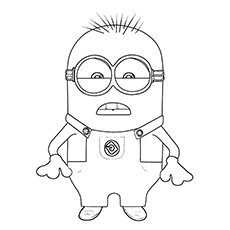 Bob The Minion Coloring Pages