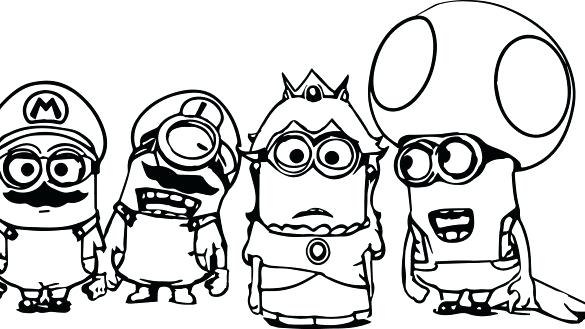 Minion Coloring Pages Minions Coloring Pages Minion Best For Kids 585x329 Minion Coloring Pages Minions Coloring Pages Minion Best For Kids