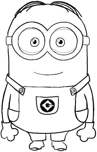 Minion Coloring Pages 326x510 Minion Coloring Pages