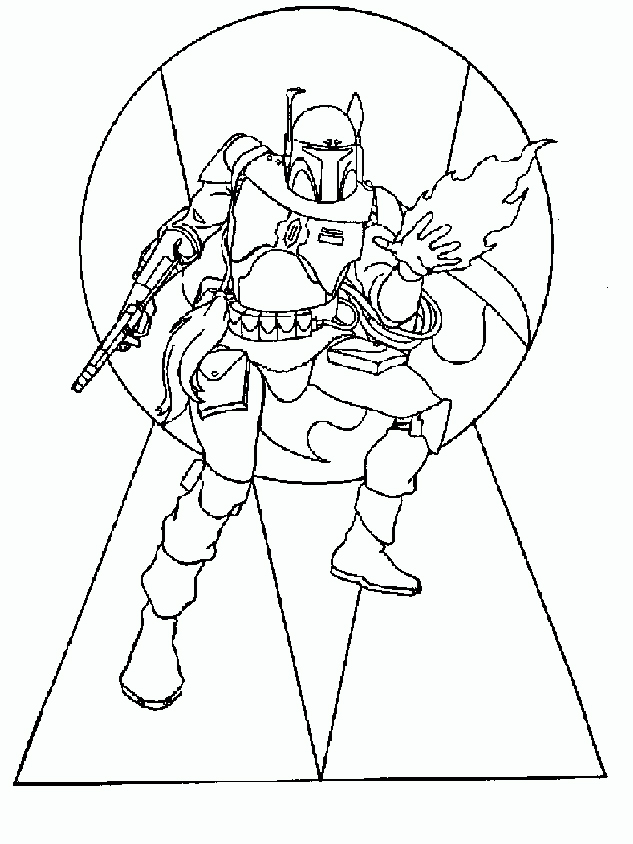 633x844 Boba Fett Coloring Pages