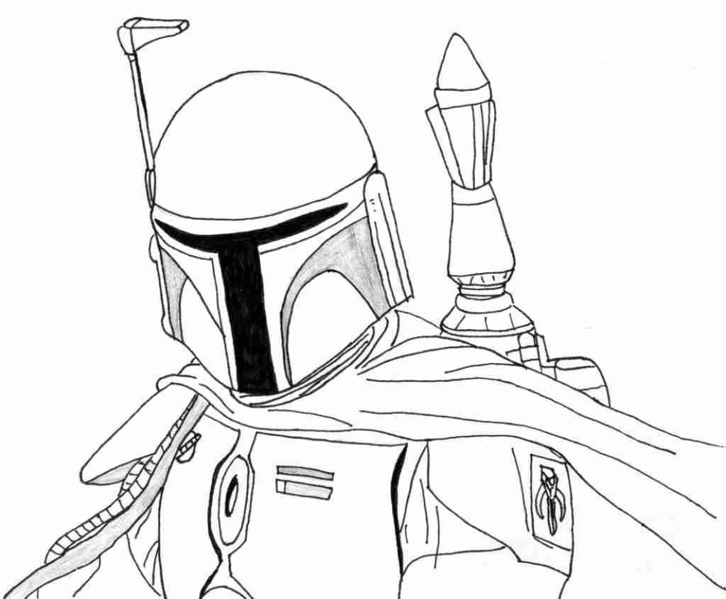 1024x845 Boba Fett Coloring Page Olegratiy