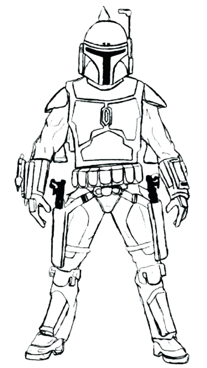 Boba Fett Coloring Pages Printable at GetColorings.com | Free printable ...