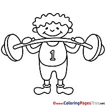 210x210 Sport Coloring Pages