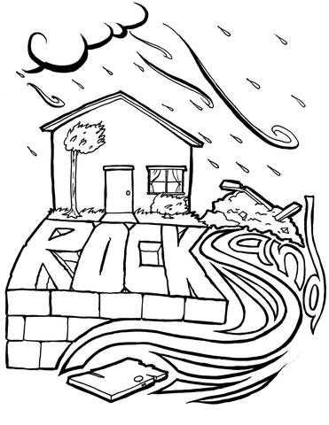 371x480 Wise And Foolish Builders Coloring Page Children's Ministry Deals