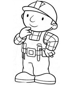236x283 Nice Bob The Builder 90 Coloring Page Mcoloring Bobs
