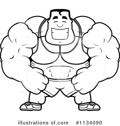 400x420 Bodybuilder Clipart