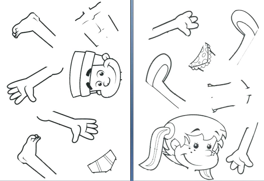 1048x716 Coloring Pages Body Parts 11