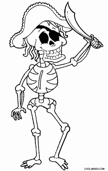 Printable Skeleton Coloring Pages For Kids Cool2bkids 441x700 Printable Skeleton Coloring Pages For Kids Cool2bkids